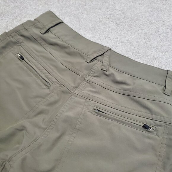 MEC Lightweight Hiking Shorts Gorpcore Nylon Blend Olive Green Women's 6 x 8" - Picture 6 of 13